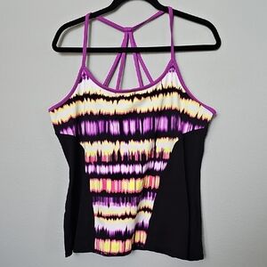 Livi Active Colorful Strappy Workout Exercise Tank Top 18/20